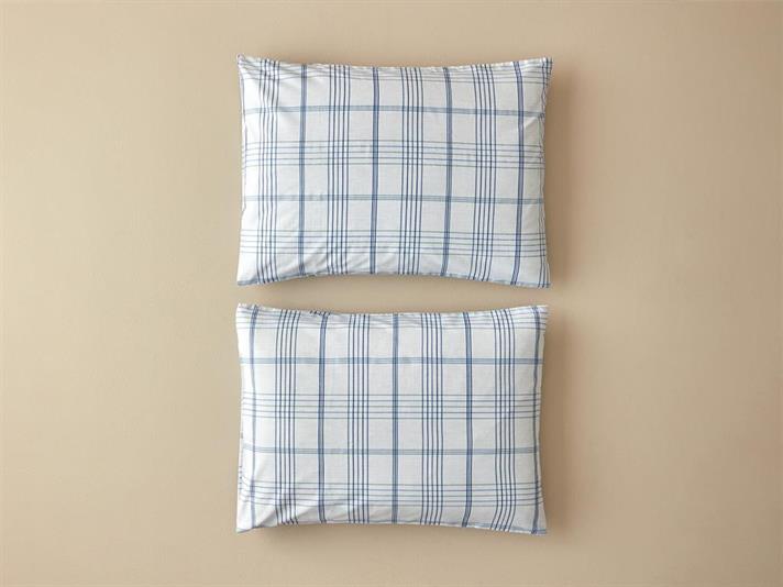 Set 2 fețe de pernă, Balmoral, bumbac-poliester, 50x70 cm, bleu