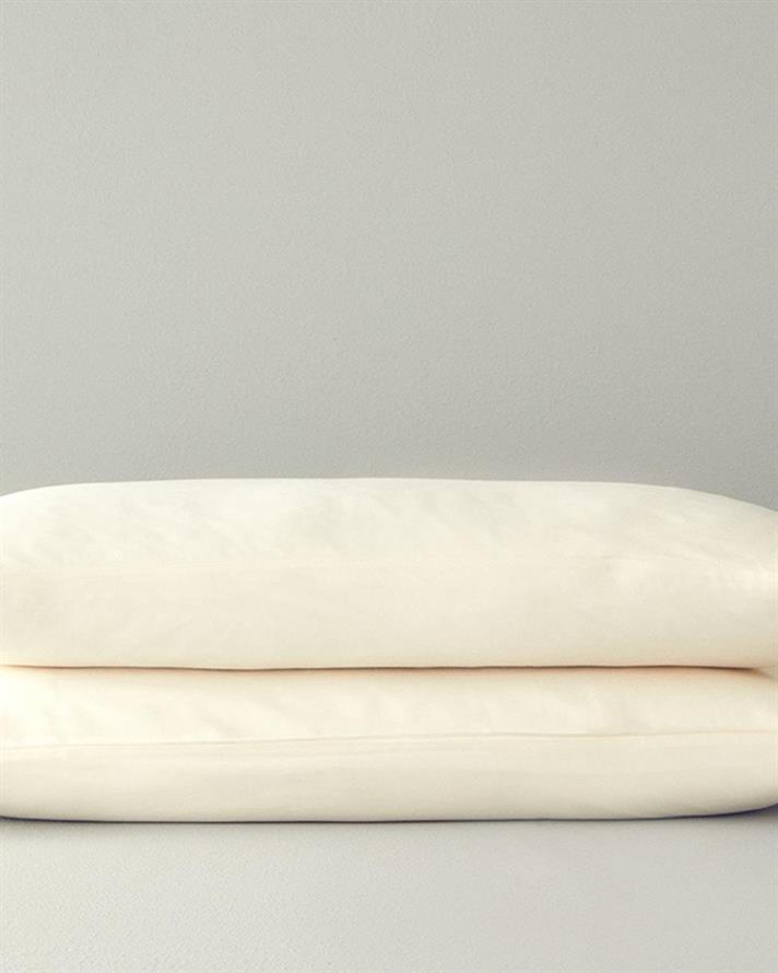 Set 2 fețe de pernă, Micell, bumbac satinat, 50x70 cm, ivory