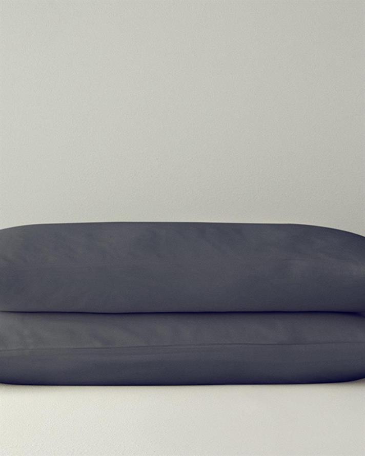 Set 2 fețe de pernă, Micell, bumbac satinat, 50x70 cm, antracit