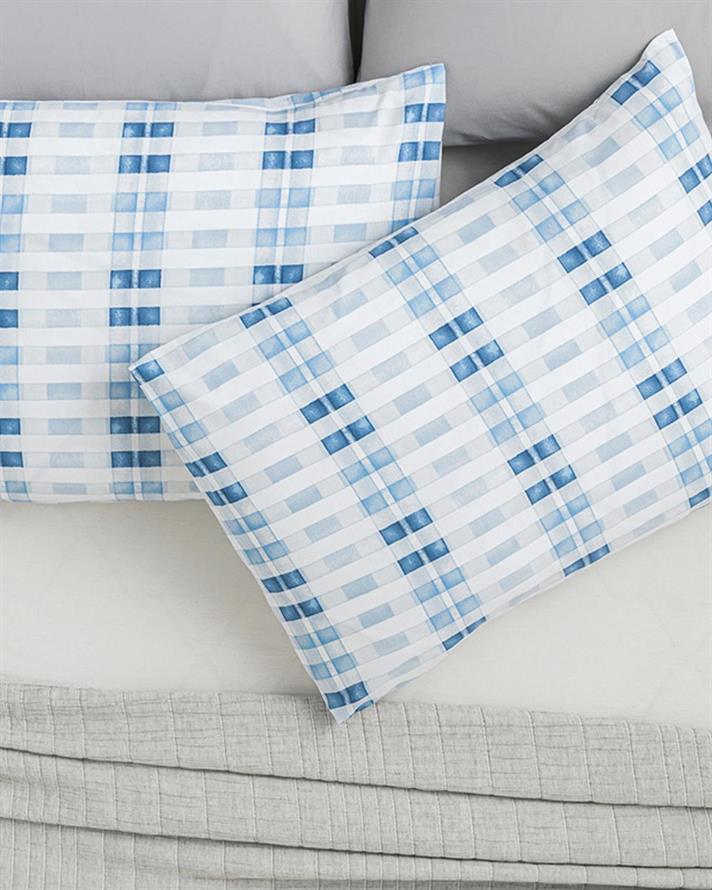 Set 2 fețe de pernă, Modern Square, bumbac-poliester, 50x70 cm