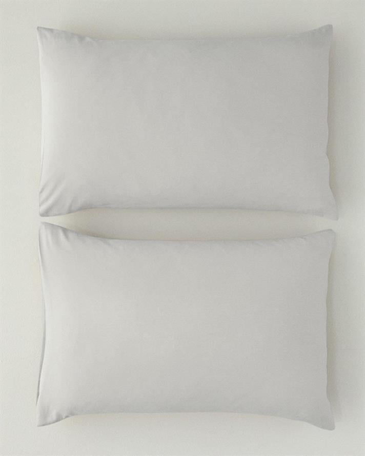 Set 2 fețe de pernă, Novella, bumbac-viscoză, 50x70 cm, gri