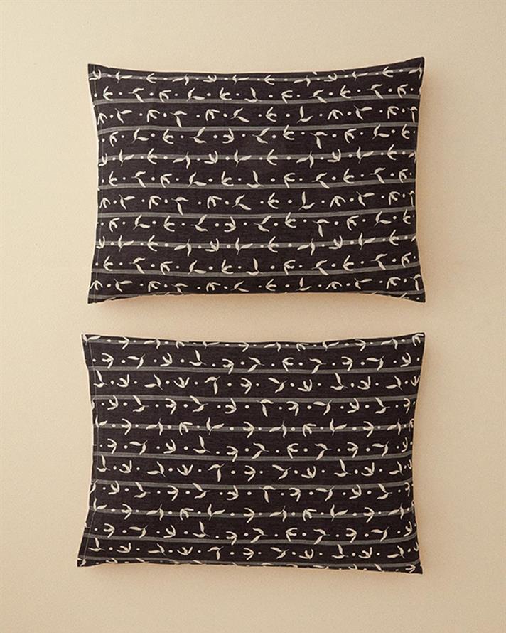 Set 2 fețe de pernă, Vinette, bumbac-viscoză, 50x70 cm