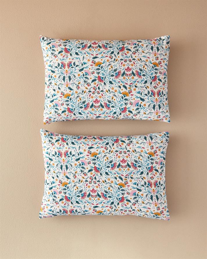 Set 2 fete de perna, Charming Lines, bumbac-poliester, 50x70 cm, verde