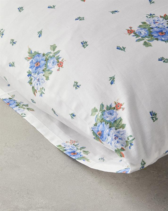 Set 2 fete de perna, Fragrant Flowers, bumbac, 50x70 cm, bleu