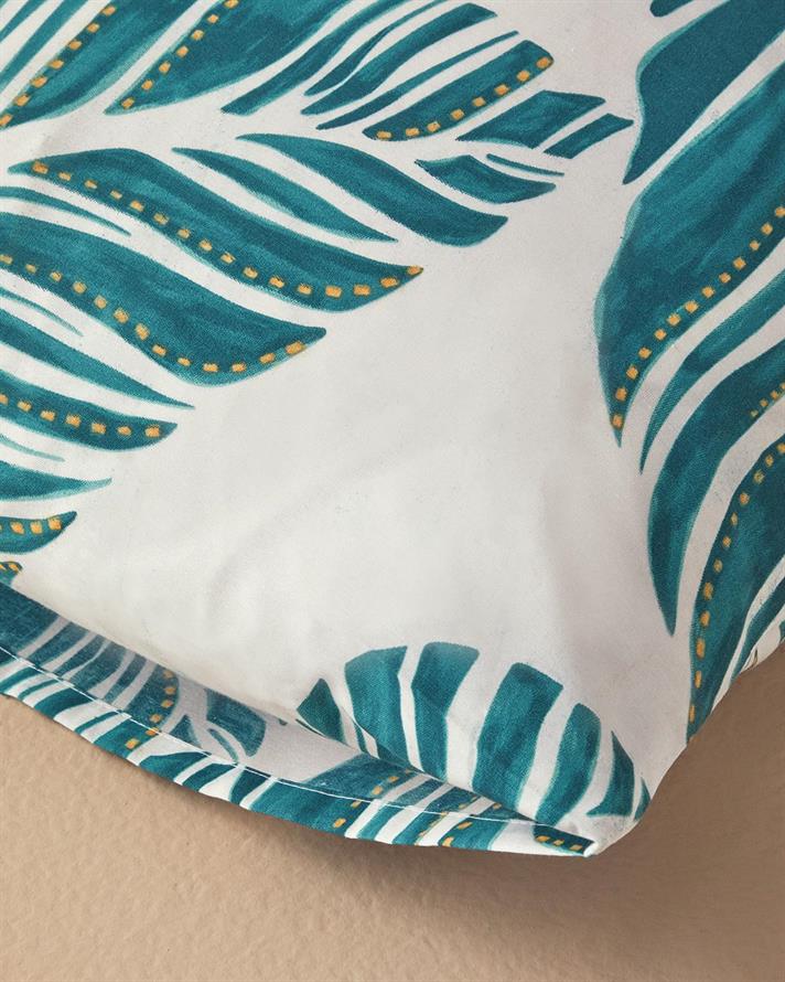 Set 2 fete de perna, Leafy Wonder, bumbac-poliester, 50x70 cm, verde