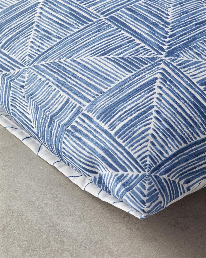 Set 2 fete de perna, Modern Diamond, bumbac-poliester, 50x70 cm, bleu