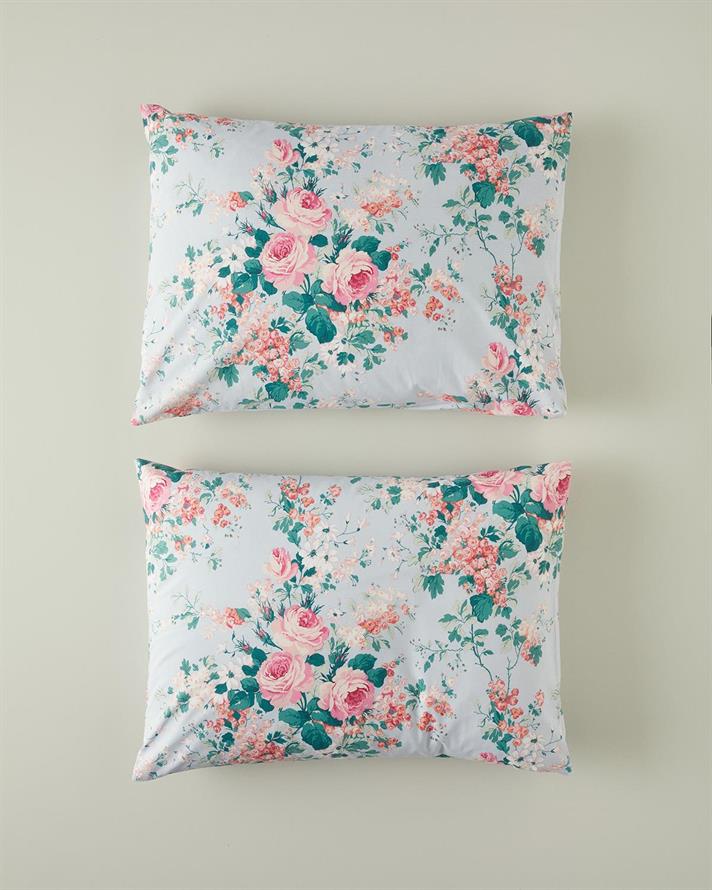 Set 2 fete de perna, Mystic Rose, bumbac, 50x70 cm, bleu