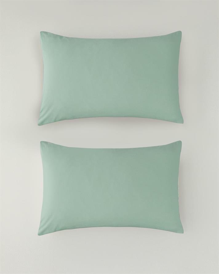 Set 2 fete de perna, Pure, bumbac, 50x70 cm, verde