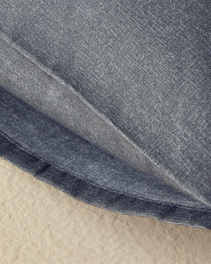 Set 2 fete de perna, Textured Plain, bumbac-poliester, 50x70 cm, antracit