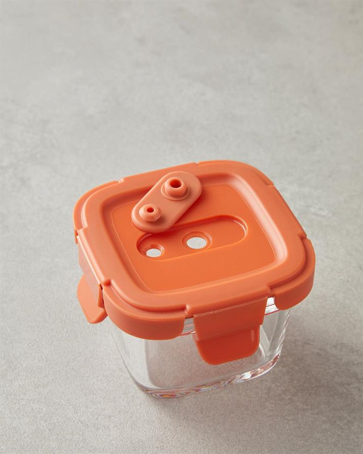 Mini Glass 2 set  VAS PENTRU PĂSTRARE 160 ml Portocale,