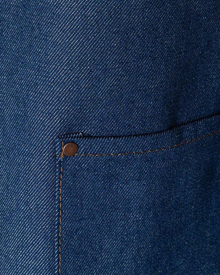 Mom&Kid Cotton 2 Set Kitchen Apron 56x76 cm+43x53 cm Blue