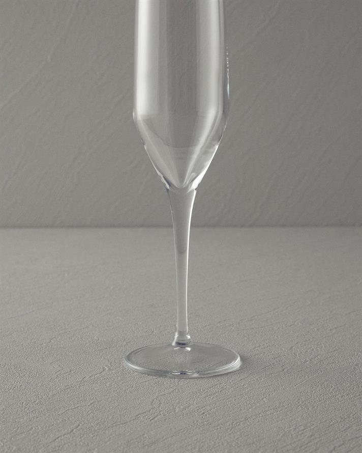 Set 2 Pahare șampanie, Syrah, sticlă, 200 ml, transparent