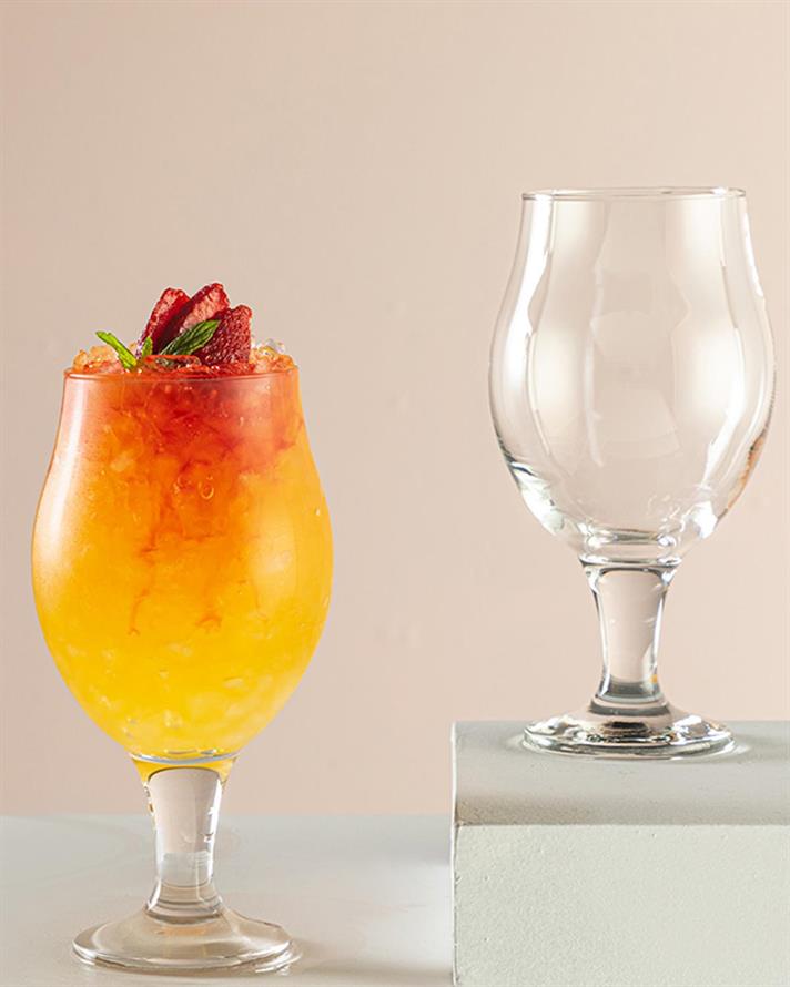 Delhi Glass 2 Set Beer Glass 570 ml Transparent