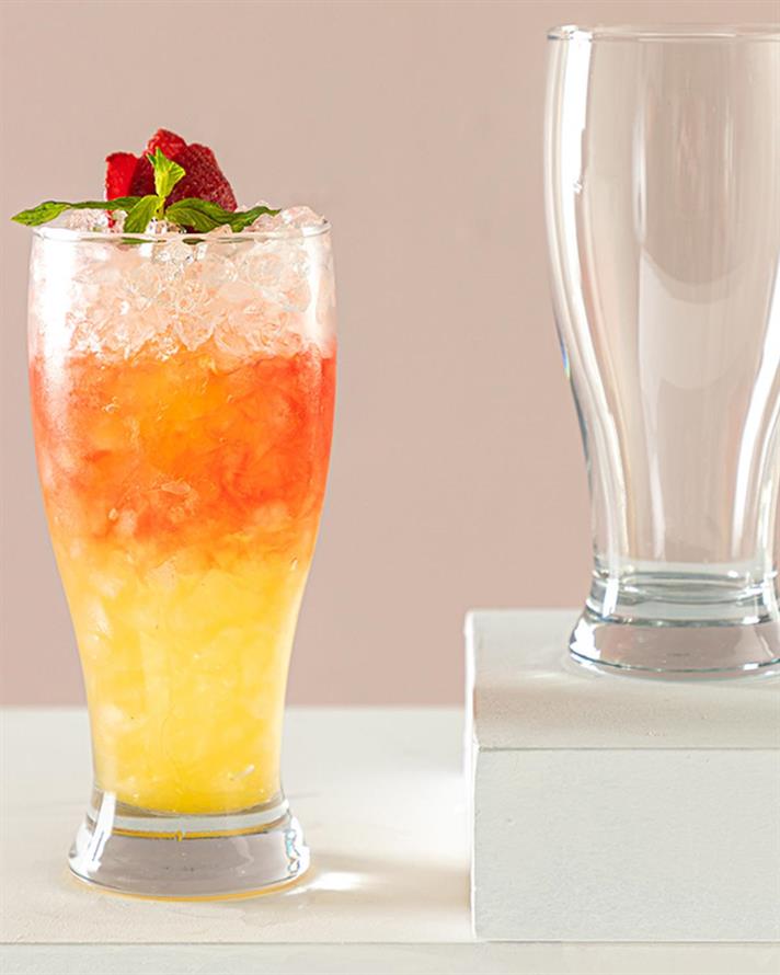 Set 2 Pahare de bere, Lyon, sticlă, 565 ml, transparent