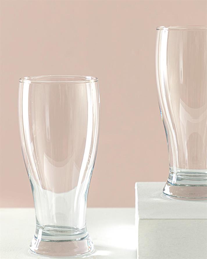 Set 2 Pahare de bere, Lyon, sticlă, 565 ml, transparent