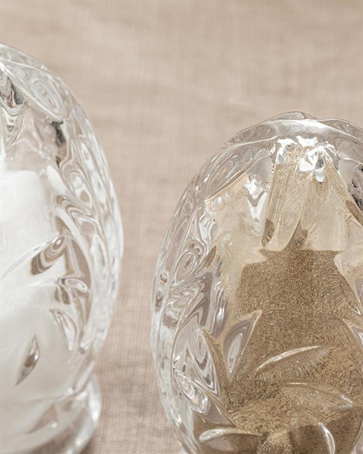 Peggy Glass 2 Set Salt And Pepper Shak 5,5x8,5 cm Transparent