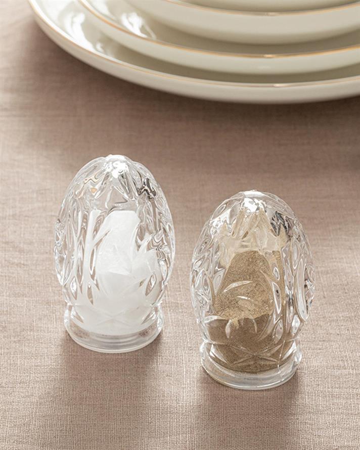 Peggy Glass 2 Set Salt And Pepper Shak 5,5x8,5 cm Transparent
