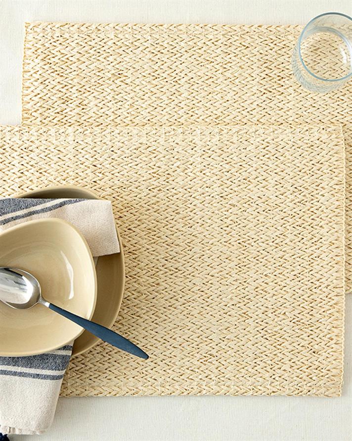 Braiding Paper 2 Set Place Mat 30x47 cm Cream