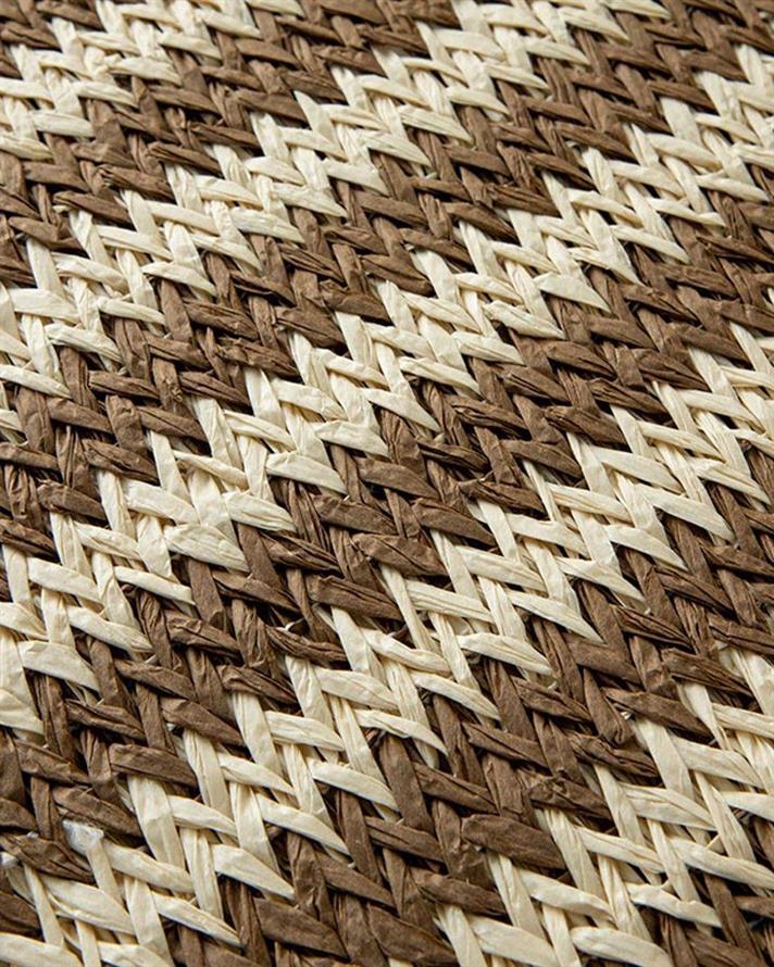 Braiding Paper 2 Set Place Mat 30x47 cm Brown