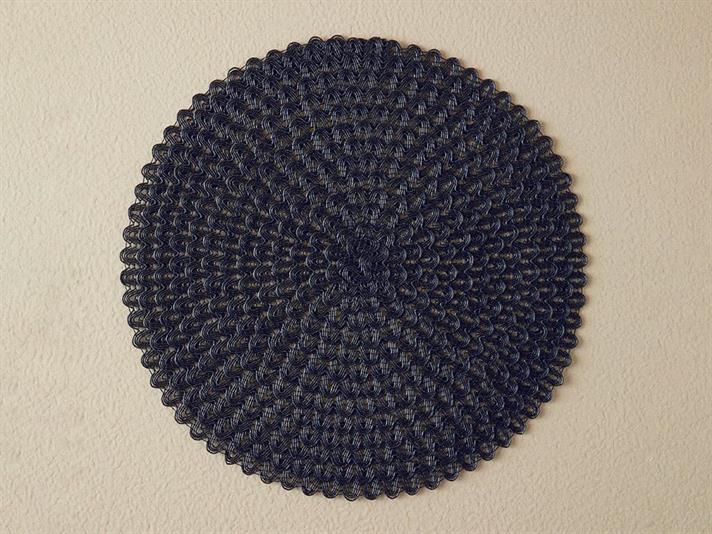 Carlotta Polypropilen 2 Set Place Mat 38 cm Black