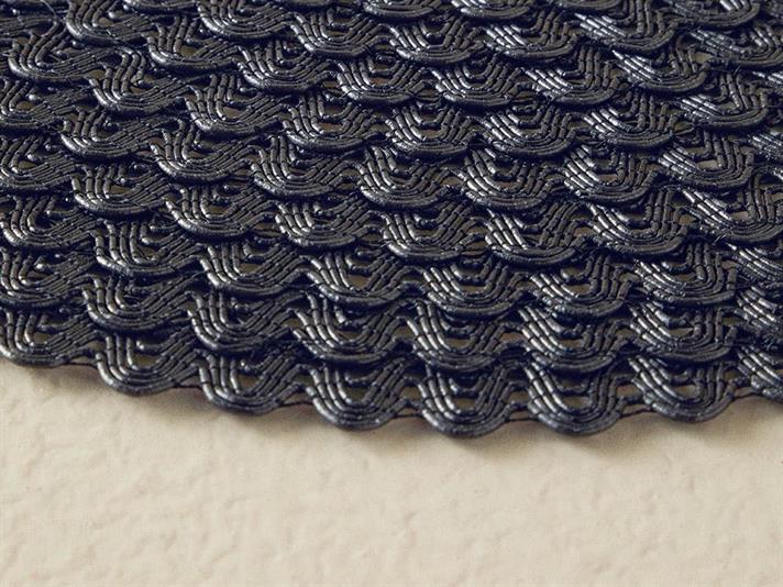 Carlotta Polypropilen 2 Set Place Mat 38 cm Black