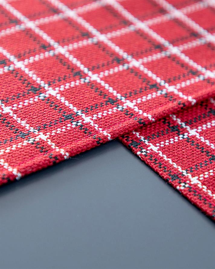 Claudia Polyestere 2 Set Place Mat 30x45 cm Red