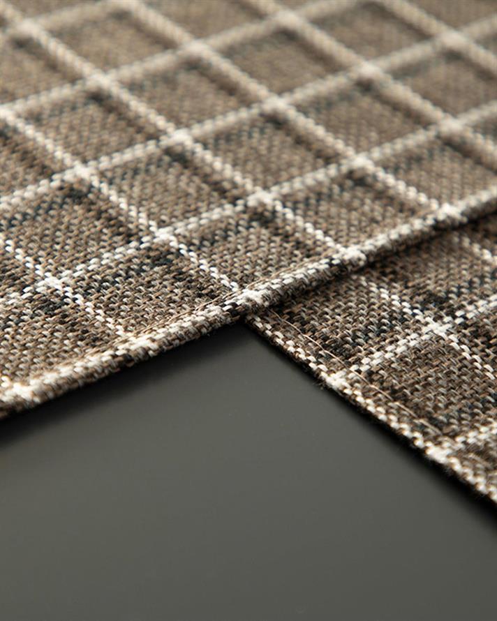 Claudia Polyestere 2 Set Place Mat 30x45 cm Brown