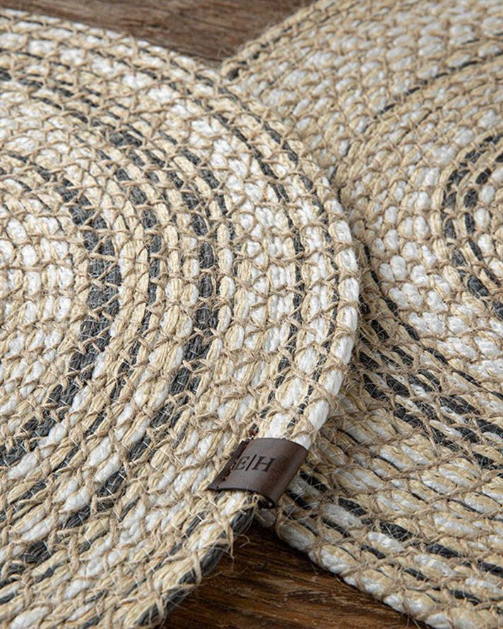 Dorothy Jute 2 Set Place Mat 35 cm Beige