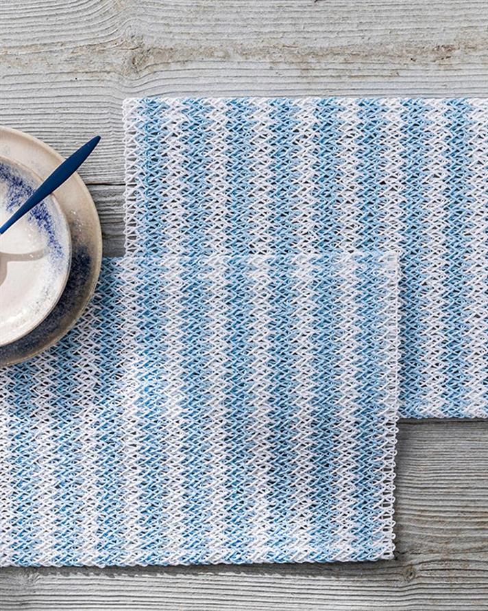 Paper 2 Set Place Mat 30x45 cm Blue