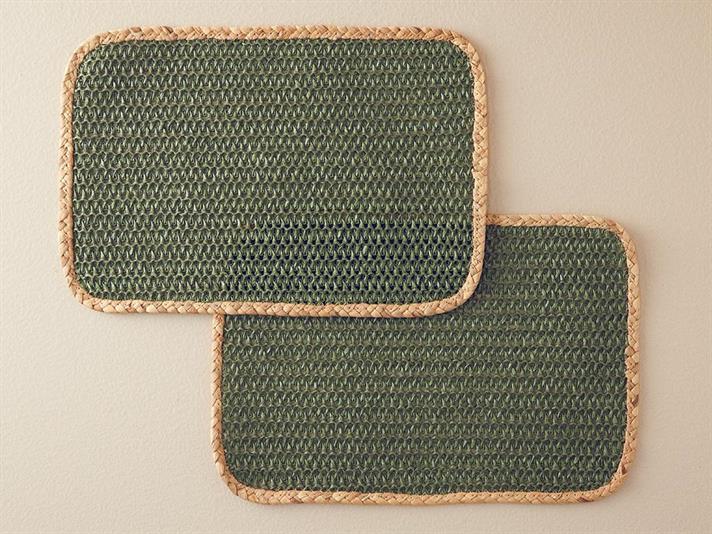 Paper 2 Set Place Mat 30x45 cm Green