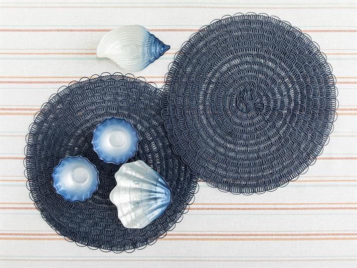 Marinebla Polypropilen 2 Set Place Mat 38 cm Dark Blue