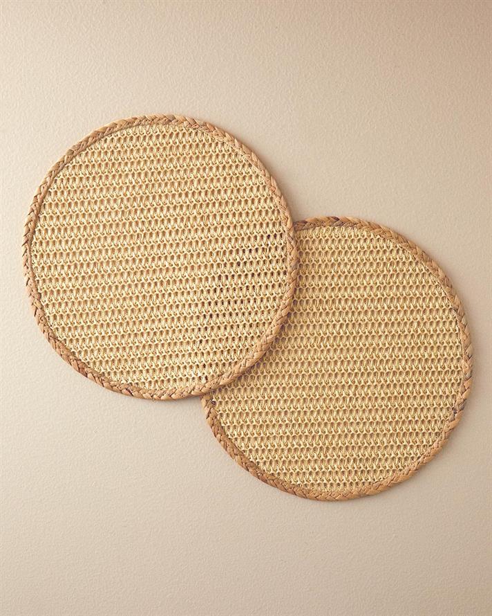 Paper 2 Set Place Mat 38 cm Cream