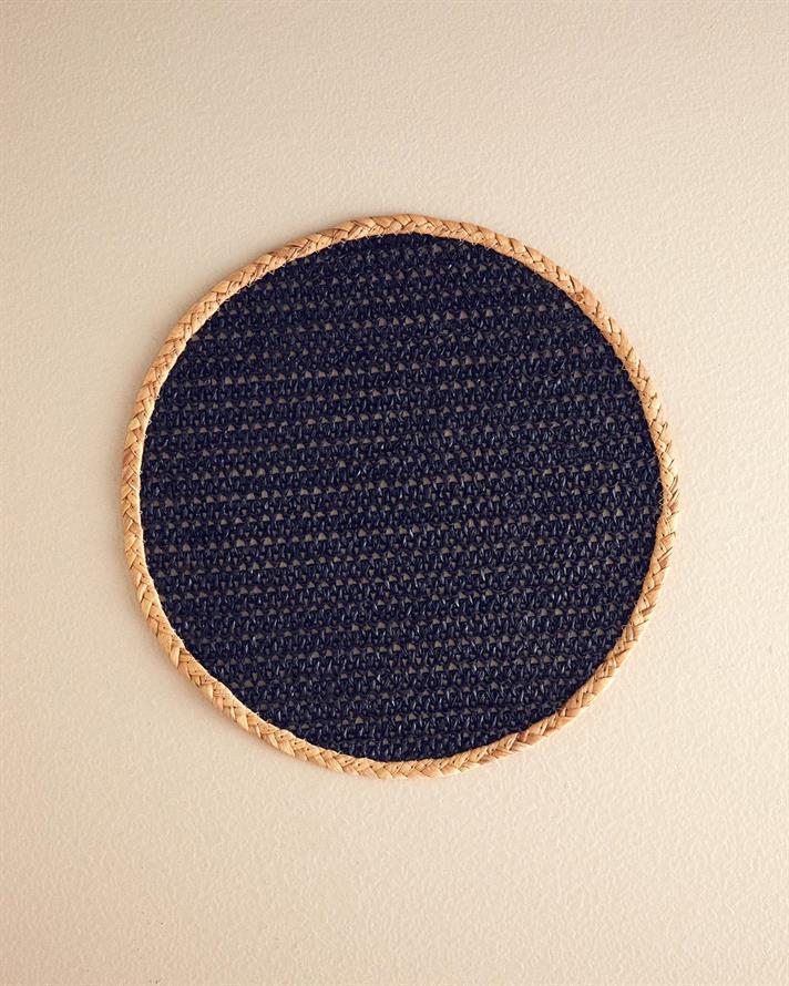 Paper 2 Set Place Mat 38 cm Black