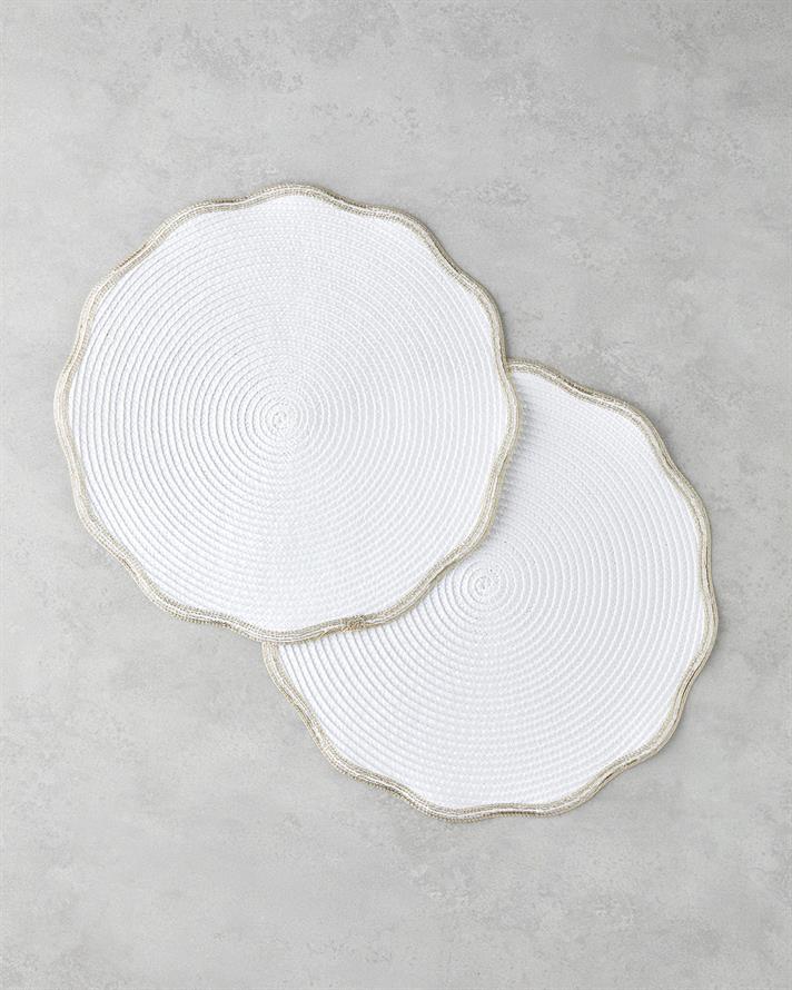 Polipropilenă Set 2 Suport Farfurie 36 cm Roz pal