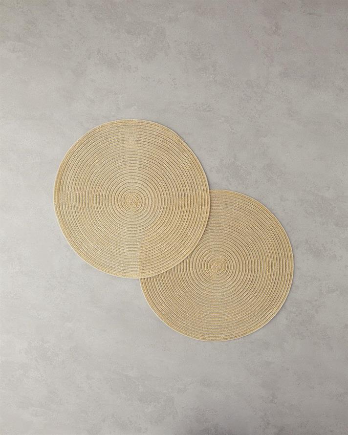 Stacy Pet 2 pcs Place Mat 38 cm Gold