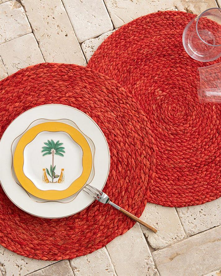 Umbila Corn 2 Set Place Mat 38 cm Red