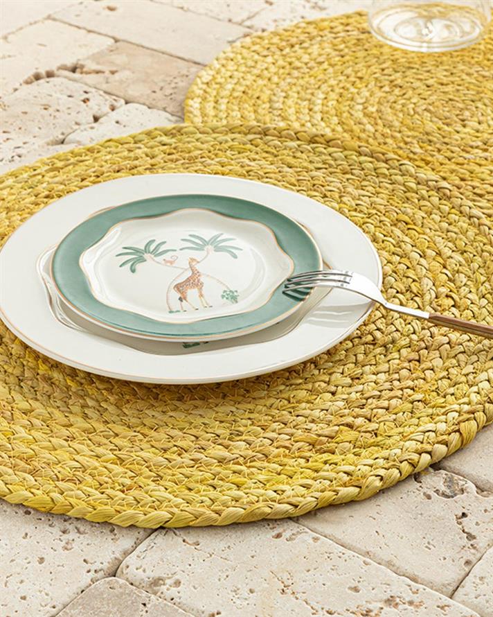 Umbila Corn 2 Set Place Mat 38 cm Yellow