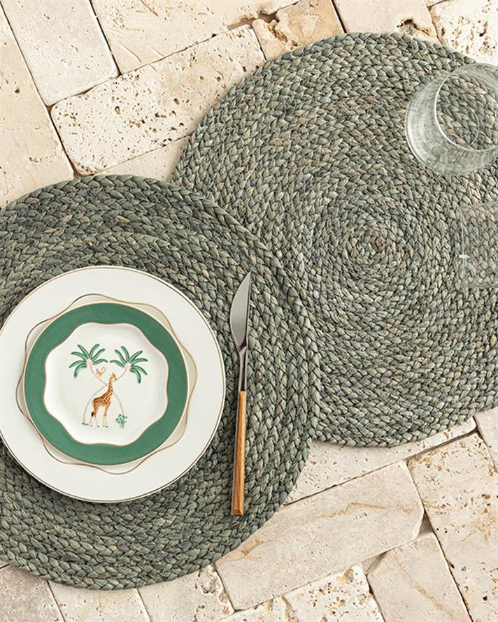 Umbila Corn 2 Set Place Mat 38 cm Green