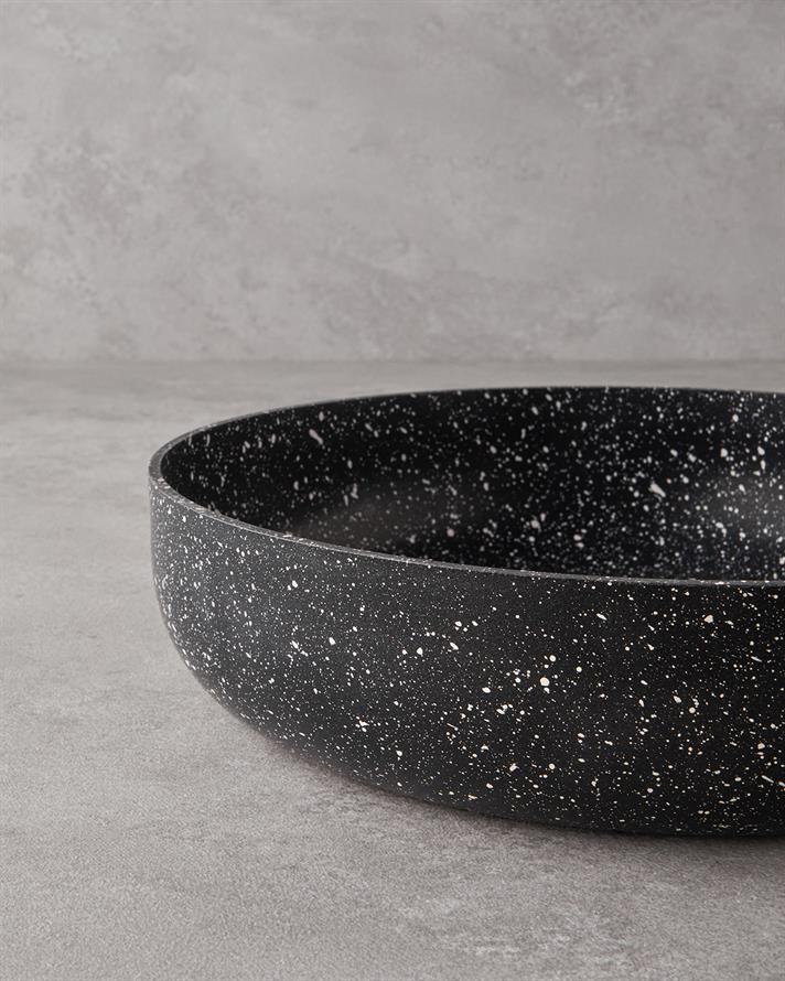 Aluminiu 2 Piese Set Tigăi Negru