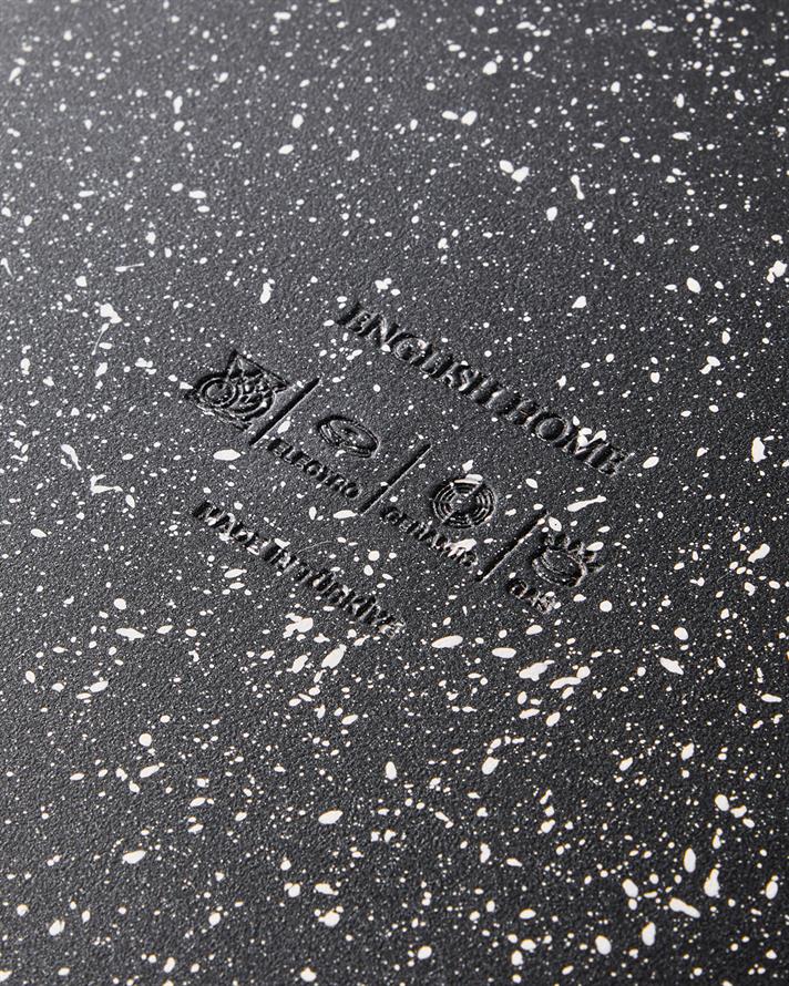 Aluminiu 2 Piese Set Tigăi Negru