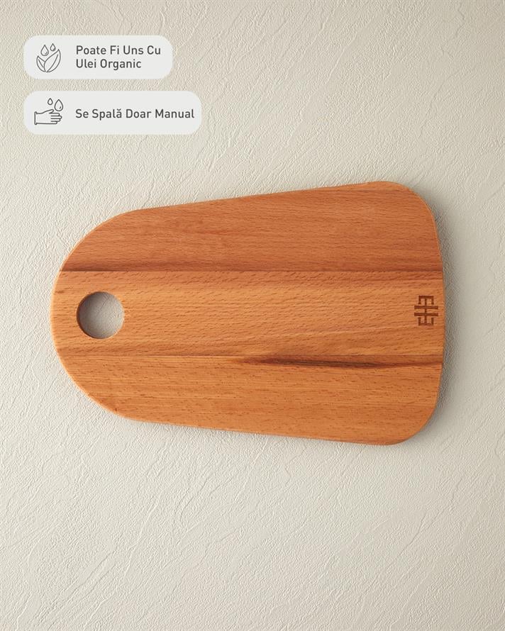 Fag Cu 2 Piese Placă De Tocat Cafeniu