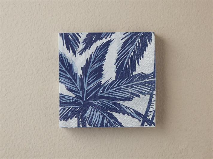 Set 20 șervețele, Marimekko, hârtie, 33x33 cm, bleumarin