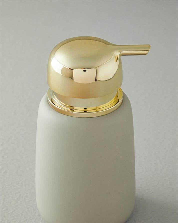 Set 3 accesorii de baie, Shade, ceramică, 8,6x16,7 + 8,5x11,2 + 11x3  cm, gri