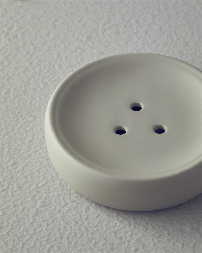 Set 3 accesorii de baie, Shade, ceramică, 8,6x16,7 + 8,5x11,2 + 11x3  cm, gri