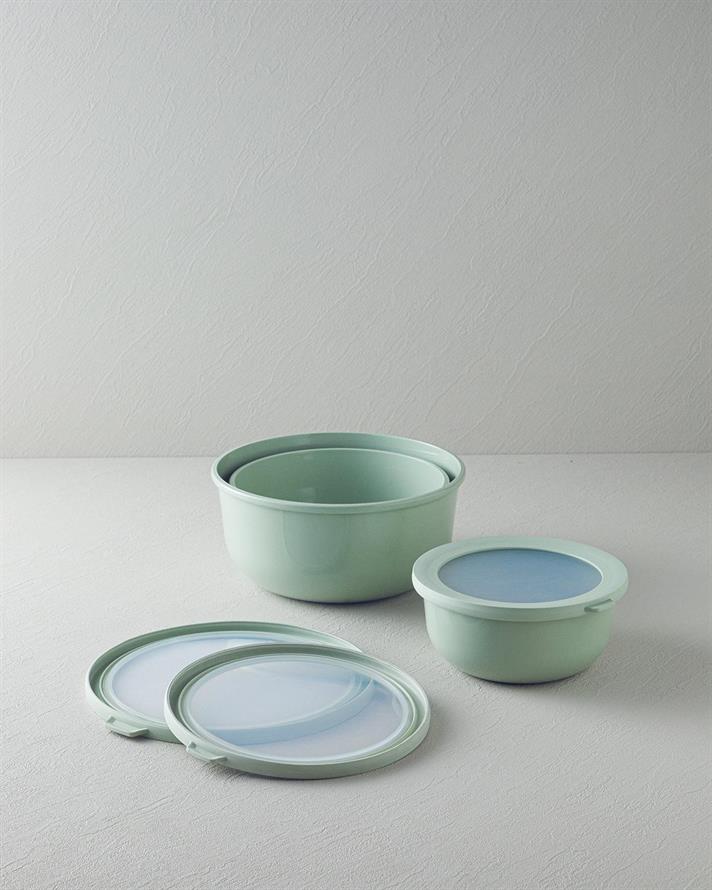 Adora Plastic 3 set  VAS PENTRU PĂSTRARE Verde deschis