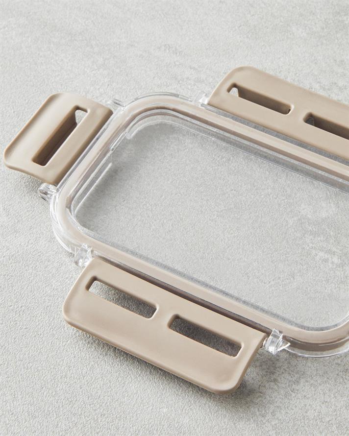 Plastic 3 Set Storage Box Beige