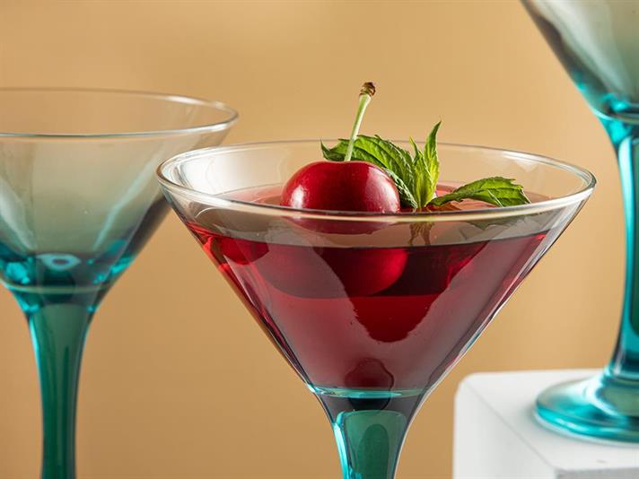 Norma Glass 3 Set Cup 175 ml Turquoise
