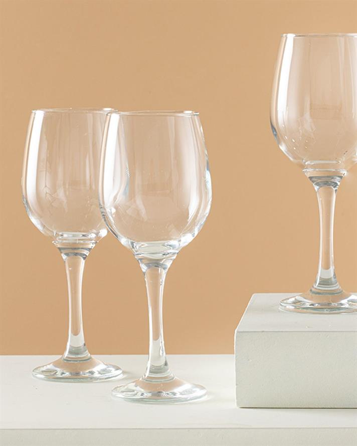 Set 3 Pahare de vin, Palma, sticlă, 480 ml, transparent