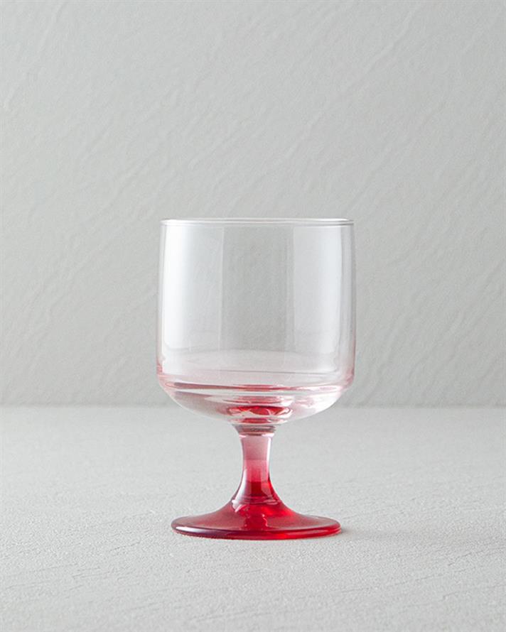 Set 3 Pahare pentru apă, Aloha, sticlă, 300 ml, verde-roșu-portocaliu