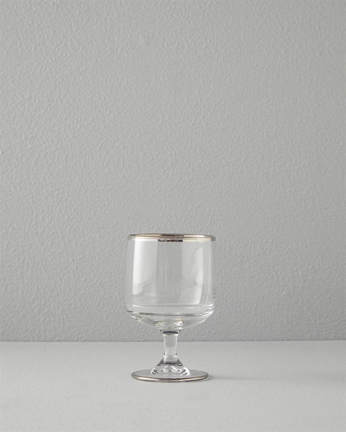 Set 3 Pahare pentru apă, Andrea, sticlă, 300 ml, argintiu